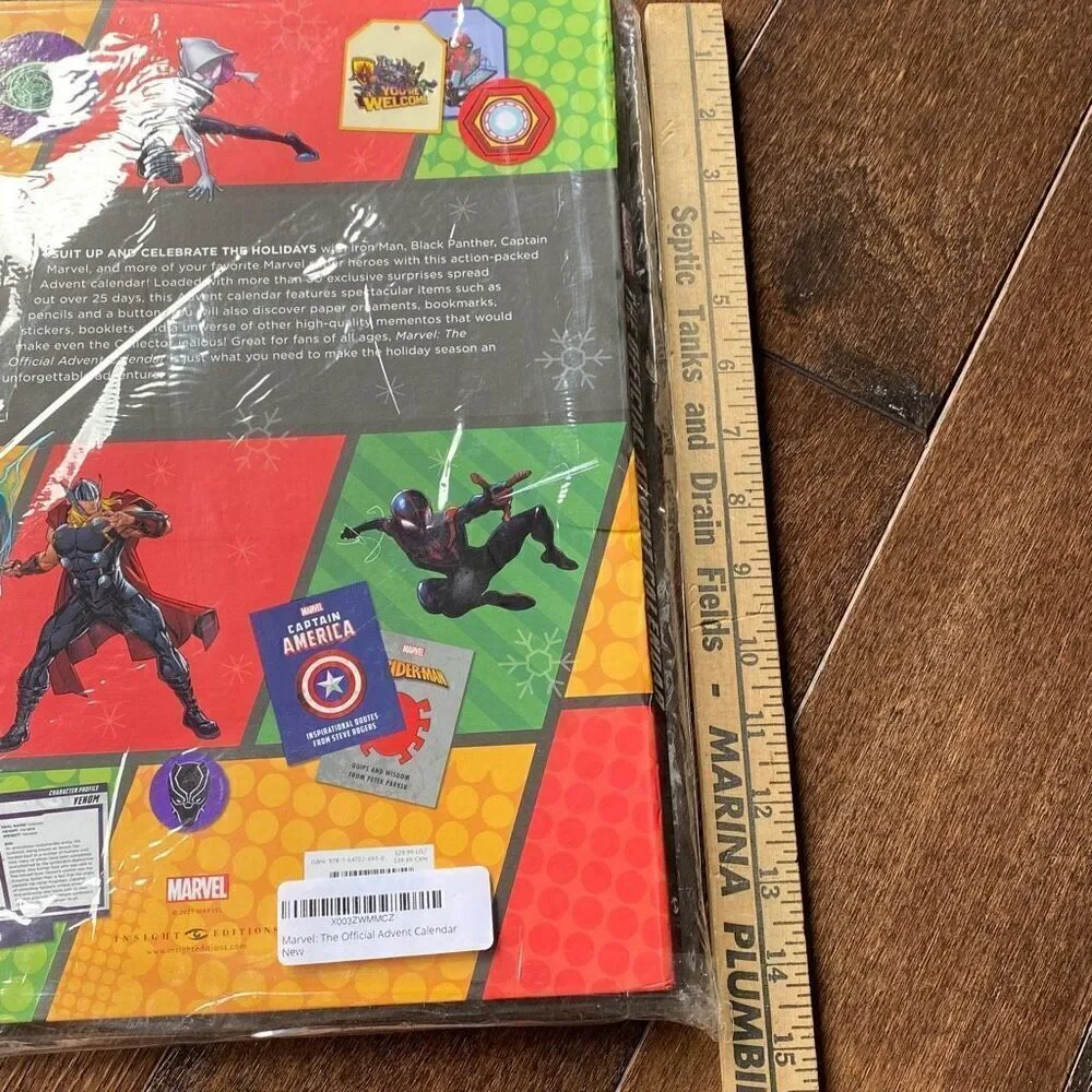NIP Marvel hero’s‎ Advent calendar Christmas Spider-Man captain America